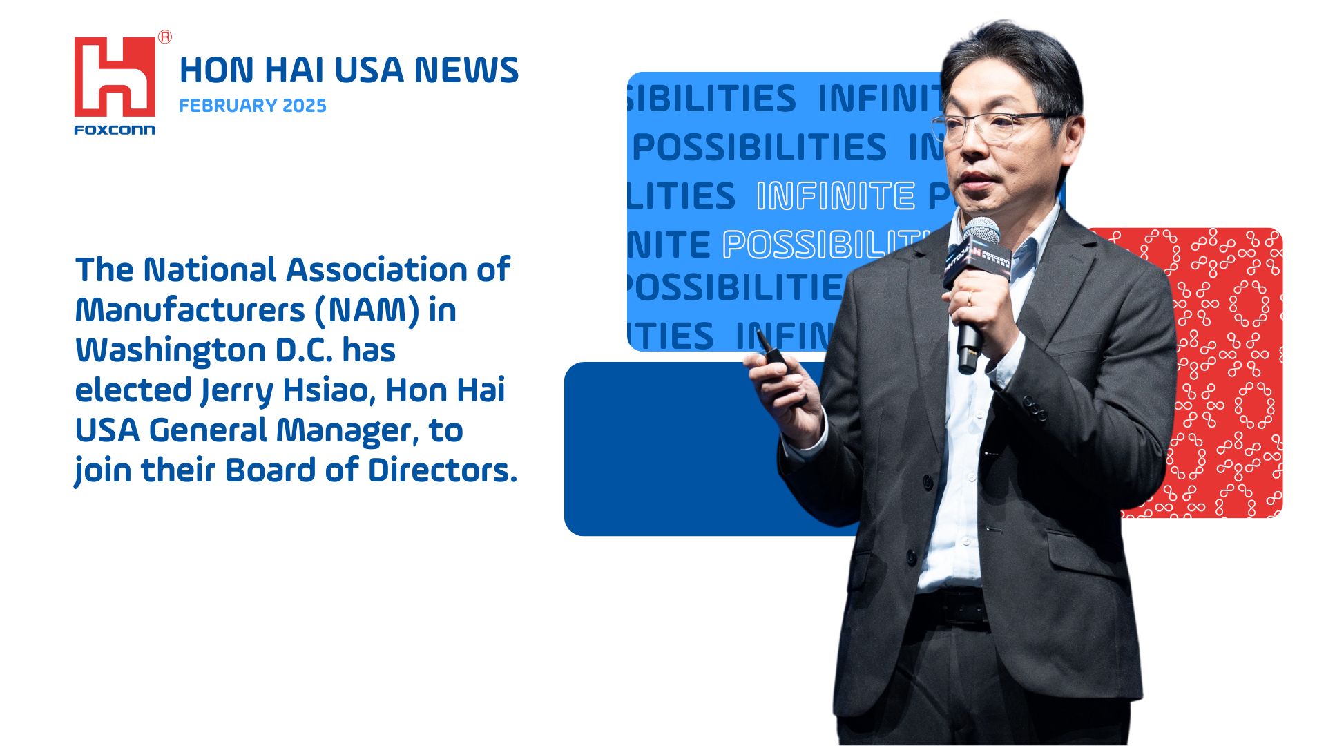 Foxconn Executive Joins National Association of Manufacturers Board of Directors